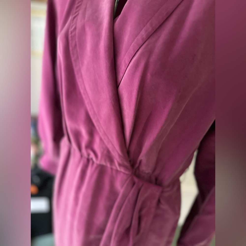 VINTAGE 80s, 100% silk gown, medium/8✨ - Picture 12 of 16